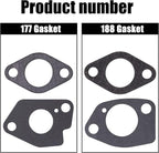 Air Filter Adapter Jet Kit for Predator 301cc 420cc 11hp 13hp 15hp GX340 GX390 389cc Stage 1 Mini Bike Parts Go Kart Golf Cart Lawnmower Water Pump Pressure Washer Generator OHV Engine (Blue)