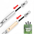 ASTOFLI Quit Smoking Breathing Necklace for Adults: Adjustable Air Outlet Breathing Necklace to Quit Smoking and Vape - Air Inhaler Stop Smoking Aids Fidget for Stress Anxiety Relief with Flavor Pack