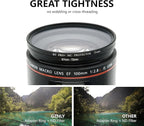 82mm to 62mm Step Up Ring Filter Adapter Black Metal Step up Adapter Rings Compatible with All Brand UV CPL ND Camera Lens Filter Step Down Ring (82mm-62mm)