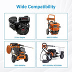212cc Air Filter Kit Compatible with Predator 212 Gas Powered Engine Pressure Washer Onewash 6602 6590 6470 6924 3100Psi 2500Psi 3600Psi Speedwash 0J88870129 Accessories Parts 2 Pack