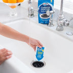 Glisten Garbage Disposer Cleaner and Freshener, Sink Disposal Odor Eliminator with Foaming Action, Lemon Scent, Made in the USA, (Pack of 2)