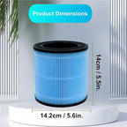 Air Purifier Replacement Filter，Compatible For AIRTOK，AP0601 Air Purifier Filter(2pcs)