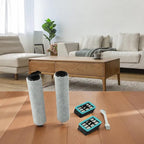 Replacement Brush Filter and Roller Brush Set, Compatible with For Bissell For CrossWave,3831 HF2 3845 3847 3848,Scrubber Accessories, Wet Dry Vacuum Cleaner Filter Kit, Hard Floor Cleaning Brush