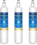 Waterdrop Plus WDP-F19C Replacement for GE® RPWFE®, RPWF (with CHIP) NSF 401 Refrigerator Water Filter, Compatible with WSG-4, GFE28GBLTS, GFE28GSKSS, PFE28KMKES, 3 Filters (Package May Vary)