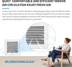 6x6 Vent Cover(Duct Opening Size),Air Return Vent Cover,Flat Vent Cover,Rejillas De Aire Acondicionado para Casa,Return Air Grilles,Outer Dimensions:7.75"Wx7.75"H(6"W x 6"H, Duct Opening)