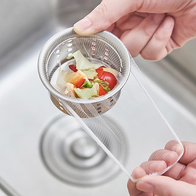 Disposable Sink Strainer Mesh Bags - Kitchen Accessories Sink Drain for Collecting Kitchen Food Waste Leftover Garbage (800)