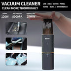 BAYU 3 in 1 Car Smart Kit, 8000PA Car Vacuum Cleaner, 200PSI Cordless Pressure Washer, 150PSI Tire Inflator Portable Air Compressor for Car, Bike, Motor (E)