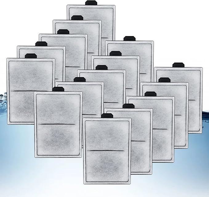 HiTauing 15 Packs PF-S Filter Cartridge for Silenstream PF10 Power Filters, Only Fit to Model PF10 Power Filters