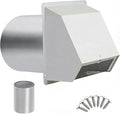 6 Inch Vent Covers for Wall, Galvanized Steel Dryer Vent Cover Outside with Screen, Dryer Vent Wall Plate for Dryer Exhaust Vent, External Extractor for House Ventilation&Outside Air Exhaust