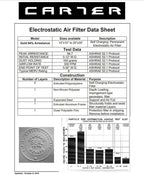 CARTER | Gold | MERV 8 | HVAC & Furnace Filter | Washable Electrostatic (12x20x1)