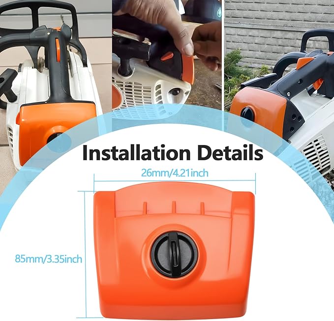 Air Filter Cover with Air Filter Compatible with Stihl MS193 MS193T MS193TC MS194 MS194T Chainsaw Replaces 1137-140-1902 1137 140 1902 11371401902