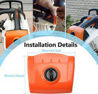 Air Filter Cover with Air Filter Compatible with Stihl MS193 MS193T MS193TC MS194 MS194T Chainsaw Replaces 1137-140-1902 1137 140 1902 11371401902