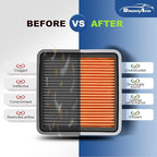 Engine and Cabin Air Filter Combo for Crosstrek 2016-2017, Forester 2009-2018, Impreza 2008-2016, WRX 2012-21, XV Crosstrek 2013-15 Air Filter Car Replacement #CF10930 16546AA090 Car Accessories