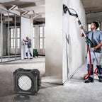 M-T Air Scrubber with 3 Stage Filtration, Stackable Negative Air Machine Cleaner 550 CFM for Industrial and Commercial Water Damage Restoration Air Scrubber with MERV-10, HEPA, Activated Carbon Filter