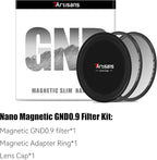 7artisans Nano Magnetic Filter UV Filter ND Light Reduction Filter/CPL Polarization Filter/GND Gradient Filter/Black Mist 1/4 Portrait Photography Filter Suitable for Lens(77mm GND0.9)