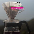 Hario V60 Paper Coffee Filter, Size 03, Natural, 100ct
