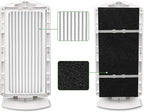 2 Pack 04383 04384 Replacement Filter Compatible with Hamilton Beach 04383 Air Purifier 04384 04385 04386A HEPA Filter Replacement, Replace Part # 990051000