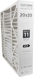 Clean Comfort AMP-11-2020-45 (1-Pack) - 20" x 20" x 4.5" Media Air Filter, MERV 11