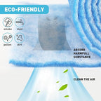 12"×140" Air Vent Filter for Home,AC & Floor Register Filter,MERV 8 Electrostatic Media Kit Roll with Adhesive Hook Tape,Reduce Dust, Dirt, Smoke and Pollen(30+ Filters)