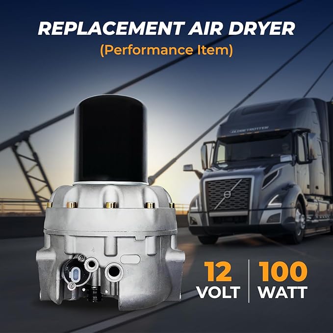 TORQUE 4324711010 Air Dryer System Saver 1200 Plus Compatible with Freightliner Kenworth Navistar Meritor Mack Peterbilt Volvo 4324701009 WAB4324711010 (TR4324711010)