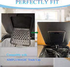 Odor Absorbing Filter Refills for SIMPLI-Magic Trash Can, Activated Charcoal Deodorizer Compatible with SIMPLI-Magic Garbage Bins with Built in Odor Filter Compartment, Square (Pack of 6)