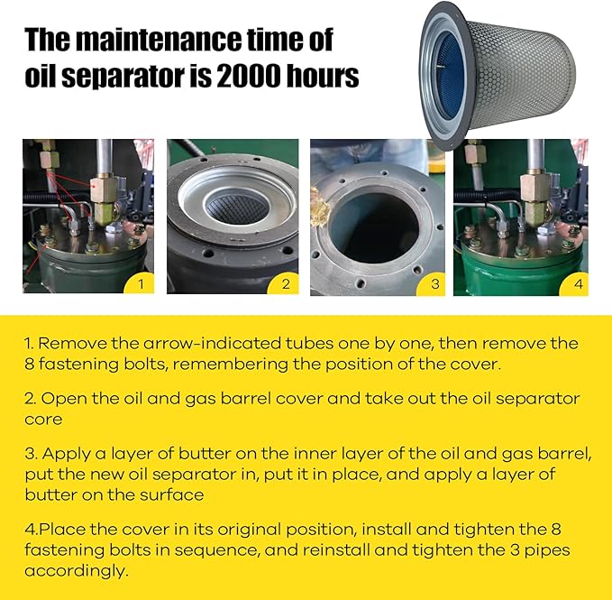 DB2074 DB2132Oil Separator Compatible, 15KW/20HP Replacement Part Element for Air Compressor Filter System