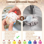 Egg Washer for Fresh Eggs, Egg Scrubber for Fresh Eggs, Egg Brush for Cleaning Fresh Eggs, Egg Cleaner Scrubber, Easter Gifts Creative Chicken Shape Egg Wash Brush Silicone Washing Egg Tool - Purple