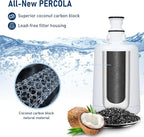 F-201R Under Sink Water Filter, Replacement for InSinkErator Instant Hot & Hot/Cool Water Dispensers Water Filter Cartridge F-201R, 500 Gallons (4 Packs)