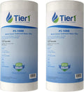 Tier1 5 Micron 10 x 4.5 Water Filter | Spun Wound Polypropylene Whole House Water Filter Cartridge | Replacement for Pentek DGD-5005, WDGD-5005, 155357-43 | 4.5 x 10 Water Filter (2-Pack)