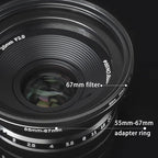 55mm Lens to 37mm Camera Lens Adapter 55mm to 37mm Step Down Ring Adapter Ring for All Brands of UV ND CPL, with Premium Lens Wiping Cloth 2 Pack (55mm-37mm)