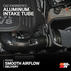 K&N Cold Air Intake System: Dry-Flow Air Filter, Increase Performance & Acceleration: Compatible with 2005-2023 CHRYSLER/DODGE, 300C, Challenger, Charger, Magnum, 71-1542