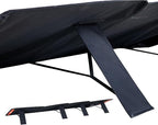 Sunjoy Portable Air Conditioner with Add-on Battery & Solar Panel, 2500BTU AC Unit, 250W Low Power Consumption, 25.5VDC, 2 Fan Speed, 3 Light Mode for Tent Camping RV Truck Van Life Home, Gray