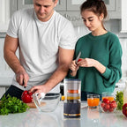 Juicer Blender Machine, Electric Citrus Press Squeezer, Portable Fruit Juice Container, Sturdy Efficient Build Value, Easy Clean Procedure Feature, Top Performance Beverage Tool, Grapefruit Orange Use