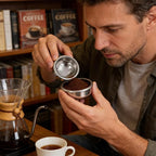 58mm Portafilter Basket, Even Extraction Design, 304 Stainless Steel, Coffee Shot Puck, Espresso Brewing Tool, Portable, for Enthusiasts, Hobbyists, and Coffee Shop Owners