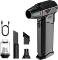 Compressed Air Duster, 2-in-1 Cordless Electric Air Duster & Mini Vacuum, High-Speed Brushless Motor, 8000mAh Rechargeable, Type-C, for Electronics, Keyboard, Car & Home Cleaning