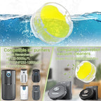 Odor Neutralizer Cartridge Replacement for Shark AZ3000 AZ3002 HZ3000 HZ3002 HZ702 IZ862H IZ562H ZD550 ZU102 LA702 Odor Elimination Replacement 1541FC3000(Pack of 4pcs,Lemon)