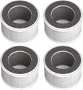 Nispira True HEPA Air Filter Replacement Compatible with hOmeLabs 3-in-1 Compact Ionic HEPA Air Purifier, 4 Packs (NOT COMPATIBLE WITH OTHER BRAND BUT ONLY HOMELABS COMPACT AIR PURIFIER)