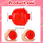 12 Pcs Disposable Mini Air Water Filters Red Air Line Filter Paint Gun Filter Removes Moisture Separator Standard 1/4 Inch Threads for Most Spray Guns and Air Tools