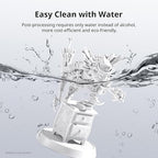 ANYCUBIC Water Washable 3D Printer Resin 2.0, 405nm High Precision 3D Resin, Low Shrinkage Photopolymer Resin for 4K/8K/12K Capable LCD DLP Resin 3D Printer (White, 1000g)