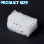 Baquler 60 Pcs Filter Media Compatible with Fluval 306 307 406 407 Water Polishing Pads Polishing Filter Pads