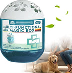 Indoor Air Purification Dust Removal Magic Box, 120g Multi Functional Air Magic Box Dust Cleaner, Automatic Dust-Sucking and Plant-Based, No Electricity & Noise, Ues For Any Room, Day And Night (1PCS)