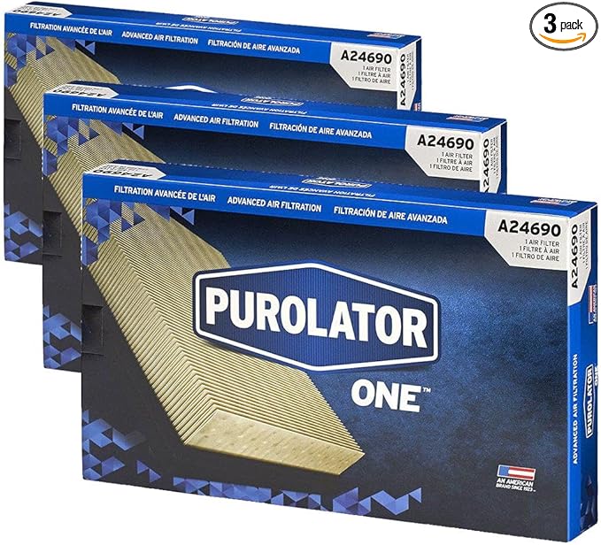 Purolator A24690 PurolatorONE Advanced Engine Air Filter (Pack of 3)