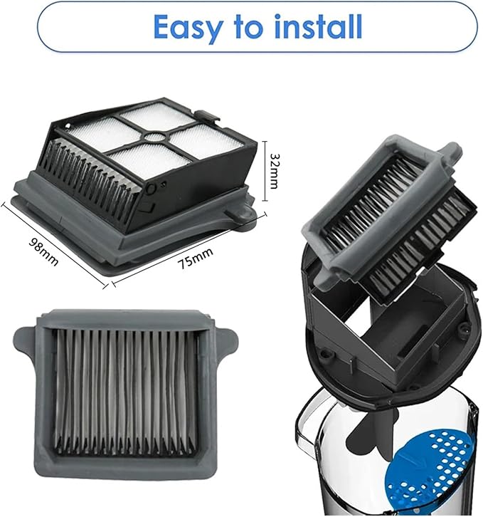 Compatible For TINECO 3.0 Spare Parts Floor Scrubber Roller Brush Filter Accessories Cordless Wet Dry Robot Vacuum Cleaner(G)