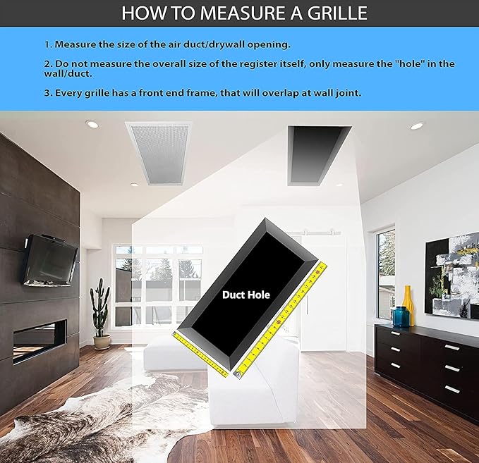 HVAC Premium 20'' x 16'' Cube Core Eggcrate Return Air Filter Grille for 1'' Filter - Aluminum - White [Outer Dimensions: 22.5'' x 18.5]
