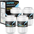 ICEPURE PLUS NSF53&42 Premium RWF0600AH Replacement for GE MFW, MWFP, 197D6321P006, WFC1201, MWFA, PC75009, HDX FMG-1, GSE25GSHECSS, 46-9996, GSH25JSDDSS, PSHS6PGZBESS Refrigerator Water Filter 4PACK
