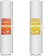 Applied Membranes Inc. 2-Stage Whole-House Water Filter System, 1-Micron and 5-Micron 4.5-Inch by 20-Inch Filters