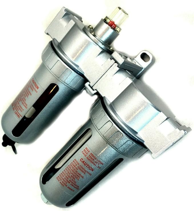 PA208503AV Paint Booth Filter Dryer - Removes Oil & Dries Compressed Air - For Pneumatic Tools & Compressed Air Systems - Air Cleaner & Dryer Combo Replacement - 3/8" Female Pipe In & Out