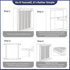 18"W x 12"H [Duct Opening Size] Steel Return Air Filter Grille - Removable Face/Door for 1 inch Filters -HVAC Vent Cover Grill - White [Outer Dimensions: 20 5/8"W X 14 5/8"H]