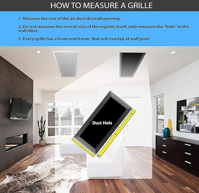 HVAC Premium 14'' x 32'' Cube Core Eggcrate Return Air Filter Grille for 1'' Filter - Aluminum - White [Outer Dimensions: 16.5'' x 34.5]
