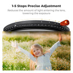 K&F CONCEPT 55mm Black Diffusion Mist Effect 1/4 & Variable ND2-32(1-5 Stops) & Circular Polarizing Filter CPL-in 1 HD Lens Filter with 28 Multi-Coatings for Camera Lenses (Nano-X Series)